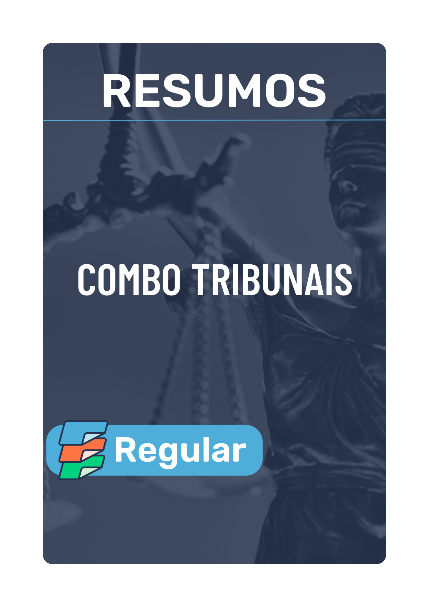 Capa do Combo de Resumos da Área de Tribunais do Esquematiza Aí