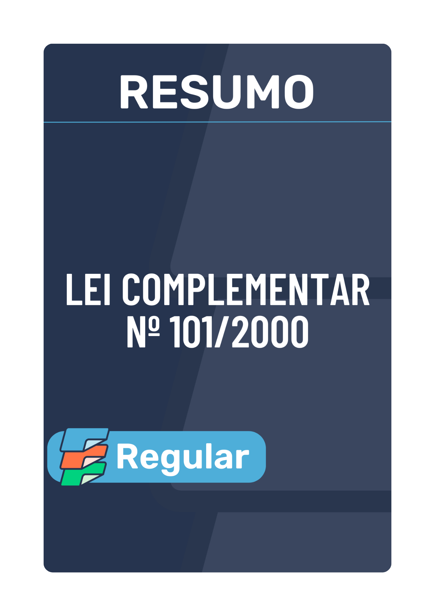 Resumo Lei Complementar nº 101/2000