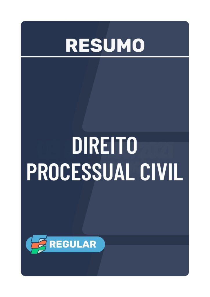 Capa de Resumo Direito Processual Civil