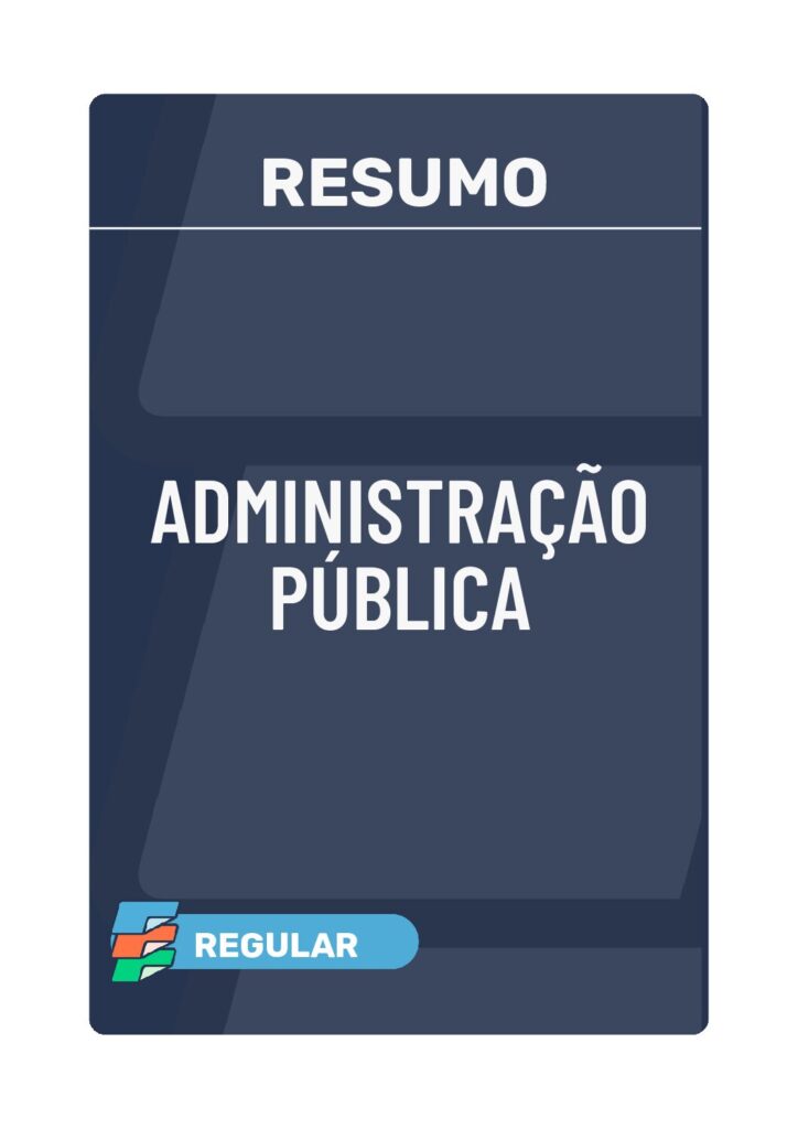 Capa de Resumo Administração Pública