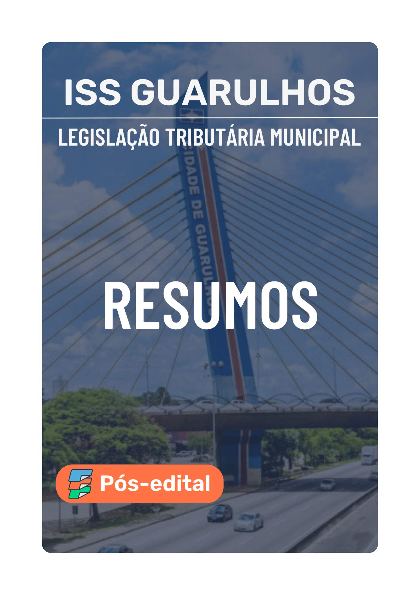 Capa dos Flashcards de Legislação Tributária ISS Guarulhos do Esquematiza Aí