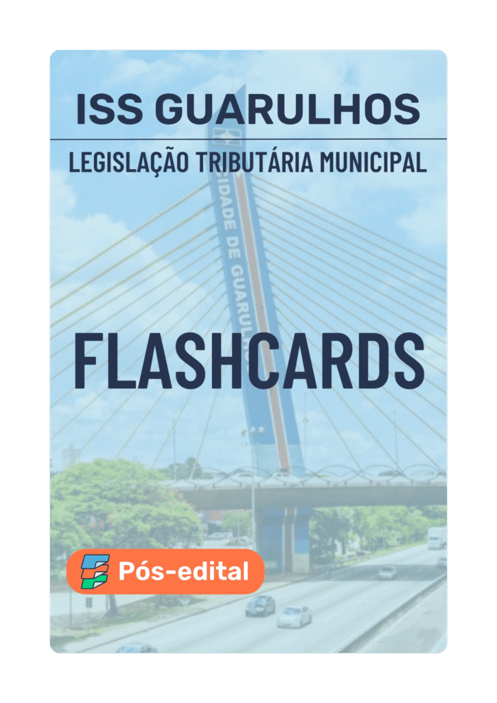 Capa de Flashcards ISS-Guarulhos Legislação Tributária