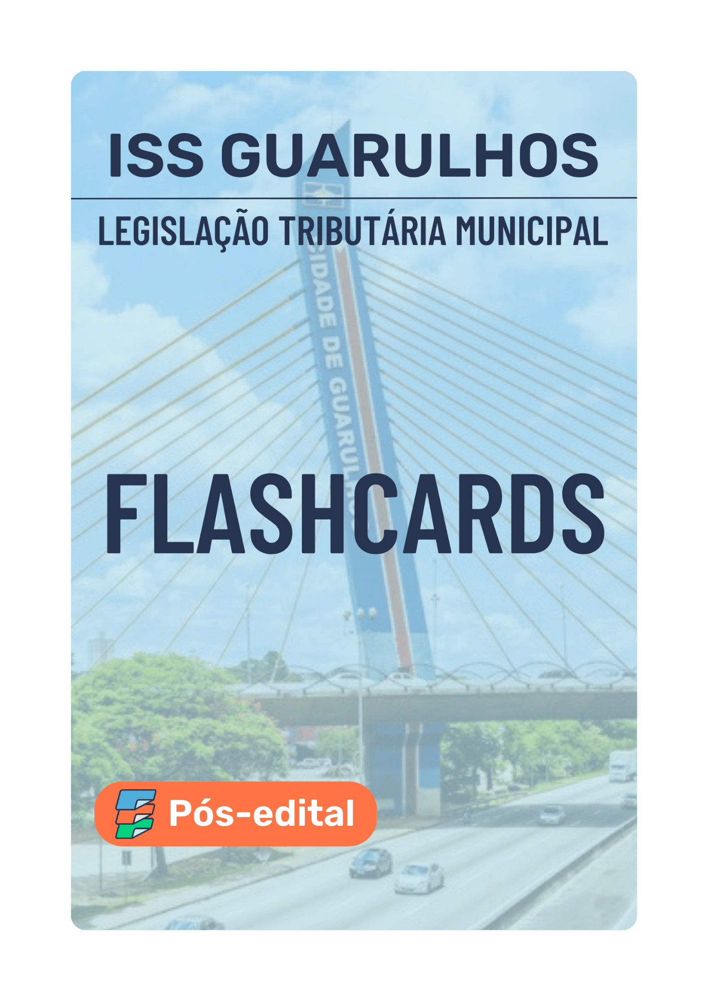 Capa dos Flashcards de Legislação Tributária ISS Guarulhos do Esquematiza Aí